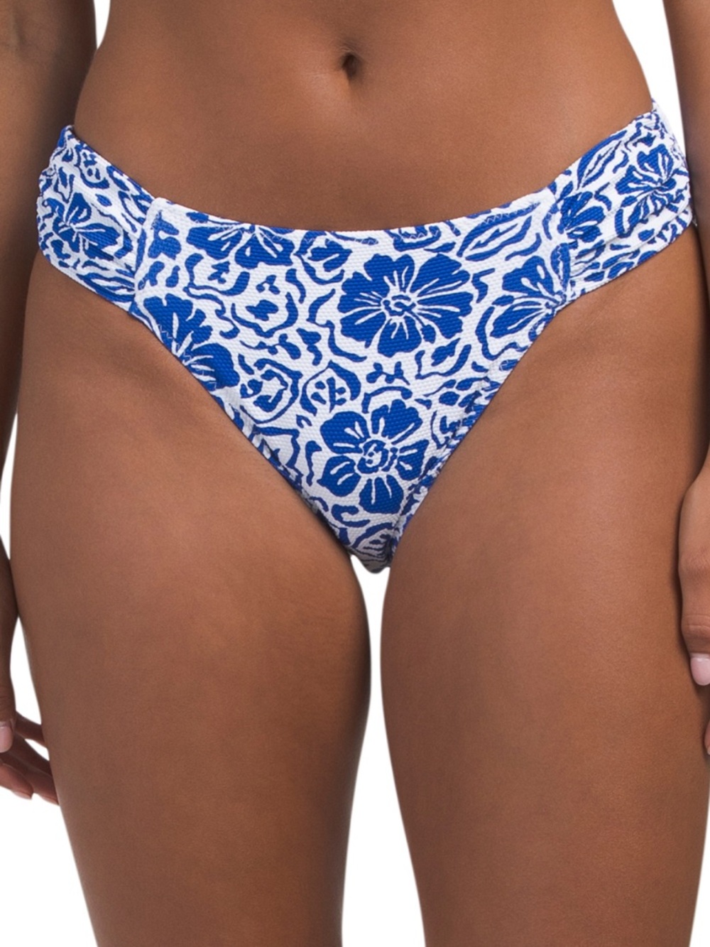 Tommy Bahama reversible Blue and White Floral Bikini Bottom